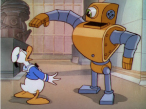 Robot in cartoon - Robots in the early years